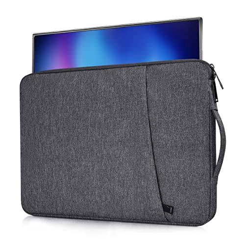 16.1 Inch Monitor Case Portable Carrying Bag Compatible with 16" ASUS ZenScreen/ViewSonic/Enzion Veout Portable Monitors, Space Grey - color: Space Grey, size: 15.6 Inch