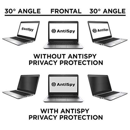 AntiSpy Privacy Screen | Laptop Privacy Filter - 2 Attachment Options | Robust and Reusable | Adhesive Privacy Filter | Notebook Privacy Film (13.3" (16:9)) - size: 13.3" (16:9)