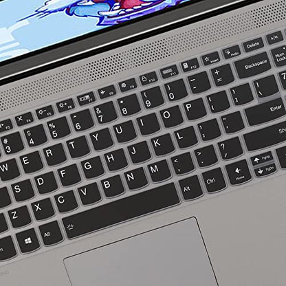Keyboard Cover for Lenovo Yoga 7i 15.6" 16", Ideapad 3/Idepad 3i/Ideapad 5/Ideapad 5 15.6 17.3, Lenovo Flex 5 15.6, Yoga Slim 7 15, ideaPad Slim 7 15.6, ThinkBook 15/15P G2 G3 G4 -Black - color: Black