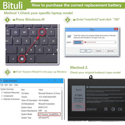 G91J0 Laptop Battery Replacement for Dell Latitude 3320 3330 3420 3520 Inspiron 3510 3511 3515 3521 3525 3530 3535 5320 5310 5330 5410 5435 5415 5418 5515 5430 5435 7415 7420 2-in-1 41Wh