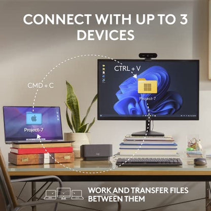 Logitech MX Anywhere 3S Compact Wireless Mouse, Fast Scrolling, 8K DPI Any-Surface Tracking, Quiet Clicks, Programmable Buttons, USB C, Bluetooth, Windows PC, Linux, Chrome, Mac - Rose | 8, 000 Dpi Darkfield, Quiet Clicks, Magspeed Scroll, USB-C Quick Cha