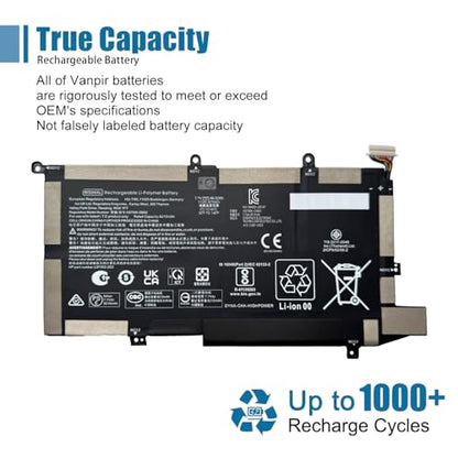WS04XL Laptop Battery Replacement for HP Spectre x360 14t-ea00 14-ea0002ni 14-ea0002nx 14-ea0003ns Series WS04XL HSTNN-DB9Z L97352-2D1 L97357-005 7.7V 66.52Wh 8210mAh - size: 9.78*5.15*0.25 inch WS04XL