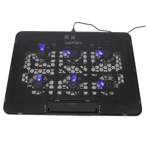 Laptop Cooling Pad with 6 Fans USB Powered Quiet Stand for 15.6-inch Laptops Suitable for Gaming and Office Use
