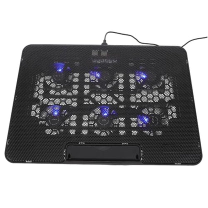 Laptop Cooling Pad with 6 Fans USB Powered Quiet Stand for 15.6-inch Laptops Suitable for Gaming and Office Use