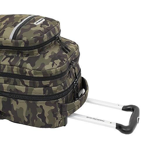 Travelers Club 20" Rolling Backpack with Laptop Compartment, Camo - color: Camo, size: 20 Inch