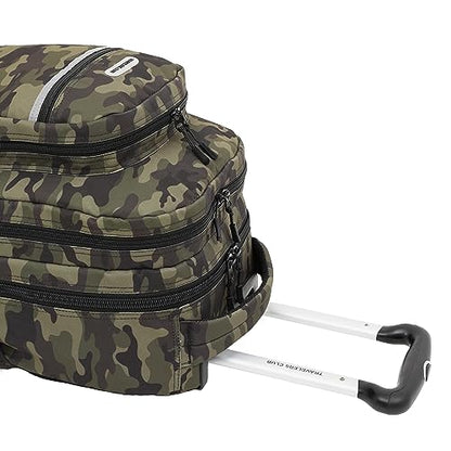 Travelers Club 20" Rolling Backpack with Laptop Compartment, Camo - color: Camo, size: 20 Inch