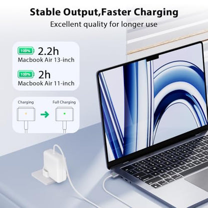 85W Charger for MacBook Pro, 85W Magnetic2 T-Tip Power Adapter Charger Replacement for Mac air 13 Inch Mac Pro 13/15/17 Inch(Between 2012-2017) - size: PA-85W