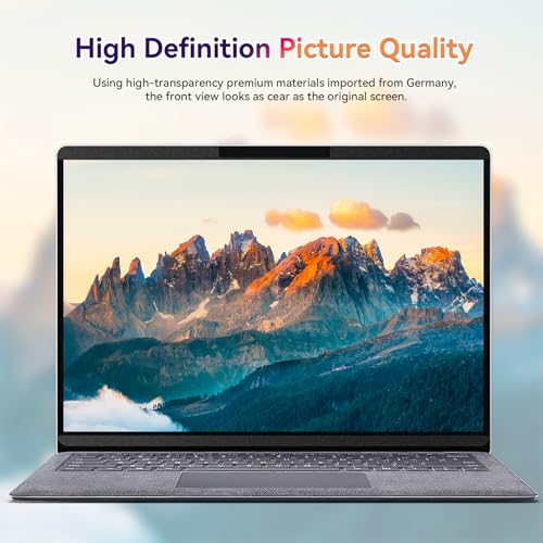 Magnetic Privacy Screen for Microsoft Surface Laptop 7 13.8 Inch, Removable Anti Glare Blue Light Filter, 13.8 In Anti Spy Black Security Private Block Screen Protector