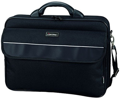 46111 ELITE L - business laptop bag for 17 inch laptop, nylon, black - color: Black, size: 17 inch