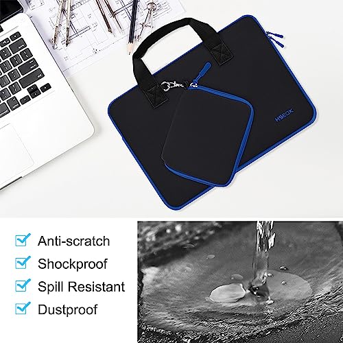 Hseok Laptop Sleeve 13.3-14 inch Case with Small Pouch, Neoprene Computer Bag Compatible with MacBook Neo/Pro 14 M5/M4/M3/M2/M1, Mac Air/Pro 13.3, XPS 14 and Most 13-14 inch Notebooks,B01K03 - color: B01k03, size: 13"-14"