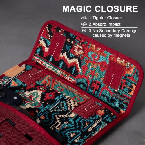 Gexmil 11 Inch Tablet Sleeve for iPad A16 11"., Air 11 inch M3/M2, Pro 11 M4, iPad 10/9/8/7, Air 5/4/3/2/1,Mini 7/6/5/4/3/2/1,Galaxy Tab S9/S8/S7 11，Tab A7/A8/A9/S6 L, Red Painting - color: Red Canvas, size: 11 Inch