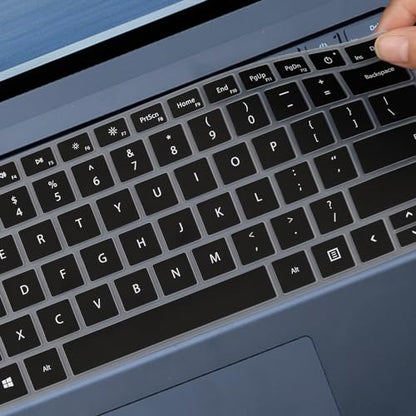 Keyboard Cover for Microsoft Surface Laptop 6/ Surface Laptop 5/Surface Laptop 4 13.5" 15" Laptop, Surface Laptop Studio 2 (2023), Surface Laptop Studio 14.4" Keyboard Protective Skin-Black - color: Black