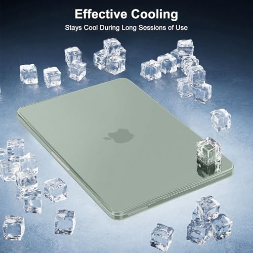MOSISO Compatible with MacBook Neo Case 13 inch 2026 A3404 A18 Pro Chip | Scratch-Resistant Ultra-thin Protective Hard Shell Case Cover, Antique Green - color: Antique Green
