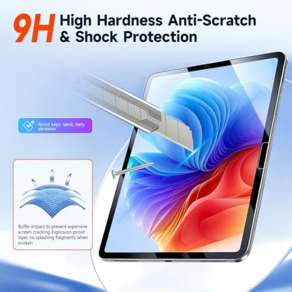 Screen Protector for iPad Pro 13 Inch 2025/2024 [8/7th Gen,M5/M4], iPad Air 13 Inch 2026/2025/2024 [8/7/6th Gen,M4/M3/M2], Tempered Glass Compatible Case Friendly 2-Pack - size: ipad 13 inch