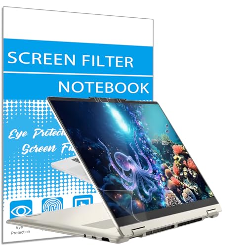 i-Tensodo 2 Pack 14 inch Anti Glare Screen Protector for 2026-2025 Lenovo Yoga 7 / 7i 2-in-1 14" (14ILL10 14AKP10) Touchscreen Laptop,Eye Protection Filter - color: Anti Glare