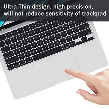 Palm Rest Skin for 2026-2022 MacBook Air 13.6" M5 M4 M3 M2 Chip Model A3449 A3240 A3113 A2681 Wrist Rest Protective Skin Cover (Silver) - color: MacBook Air 13.6（Silver）