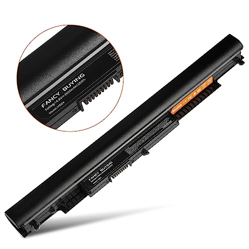 38Wh 807956-001 807957-001 Battery for HP 15-AY041WM HS03 HS04 HSTNN-LB6U 807957 HSTNN-LB6V LB6U HSTNN-DB7I HSTNN-LB6U HSTNN-LB6V HSTNN-PB6S HSTNN-PB6T TPN-C125 TPN-C126 TPN-I120 TPN-I124 - size: 10.79*0.9*0.82inch HS04