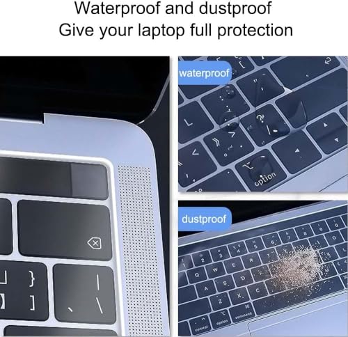 Silicone Keyboard Protector for 12-14 in Laptops, Waterproof and Dustproof Cover,Flexible Film, Dustproof Keyboard Film, Flexible Keyboard Protector|Durable Keyboard Film, Easy to Clean