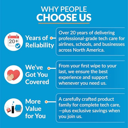 iCloth XL Screen Cleaning Wipes, Lint-Free and Streak-Free, Fast-Drying, Removes Dust, Fingerprints, and Smudges (10 XL Wipes) - size: 1 Count (Pack of 10)