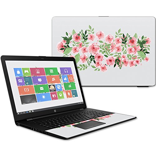 MightySkins Skin Compatible with HP 17t Laptop 17.3" (2017) - Bouquet | Protective, Durable, and Unique Vinyl Decal wrap Cover | Easy to Apply, Remove, and Change Styles | Made in The USA - color: Bouquet
