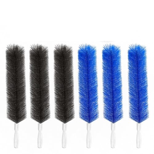 Fan Cleaning Brush, Bendable Dust Remover for AC Vent Grilles, Window Tracks, Keyboards and Narrow Spaces (6)