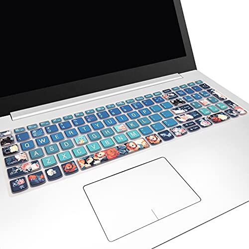 Keyboard Cover for Lenovo IdeaPad 320 330 330s 340s 520 720s 130 S145 L340 S340 15.6" 17.3"/ IdeaPad 3/Yoga C740 C940 15.6"/ ThinkBook 15/Lenovo-A12, Rose - color: Rose