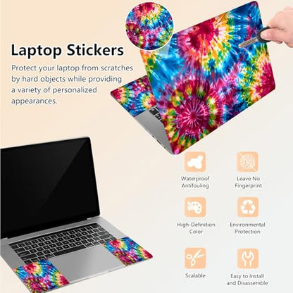 Laptop Skin Sticker Decal 15.6 Inch,12 13 13.3 14 15 15.6 in Laptop Netbook Skins for Notebook,Art Decal Removable Waterproof Scratch Resistant,Universal Vinyl Cover,Colorful - color: Colorful
