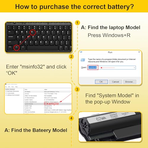 62Wh M5Y1K Laptop Battery for Dell Inspiron 14/15/17 3000/5000 Series 5555 5758 3551 | Vostro 3458 3558 & Latitude 3460 3560 | P51F/P63F/P47F High-Capacity Li-ion Replacement - size: M5Y1K 10.6*1.5*0.75inch