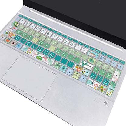 Keyboard Cover for 15.6 HP Laptop 15-fc 15-fd 15t-fd 15z-fc Series, HP Pavilion 15-eg 15t-eg 15-eh 15-er, 17z-ca 17-cn 17-cp 17z-cp Series, Flamingo - color: Flamingo