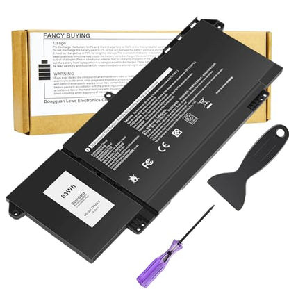 7FMXV Laptop Battery for Dell Latitude 5320 7320 7420 7520 Latitude 5320 2-in-1/7320 2-in-1/7420 2-in-1 P133G P134G P135G P136G P138G P139G P110F 9JM71 4M1JN 1PP63 727CG HDGJ8 MHR4G TN2GY 0TN2GY - size: 10*4.09*0.24inch 7FMXV