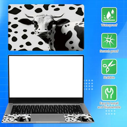 Universal Laptop Skin Sticker Decal for 11.6”12" 13" 13.3" 14" 15" 15.4" 15.6" Reusable Waterproof Scratch-Scratch Resistant Protective Vinyl Laptop Notebook Skin Stickers - Cute Cow - color: Cute Cow