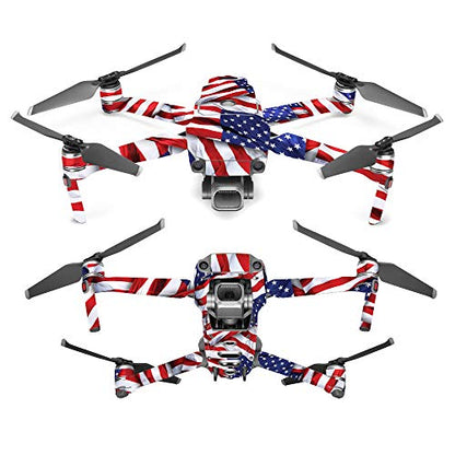 MightySkins Skin Compatible with DJI Mavic 2 Pro or Zoom - Patriot | Protective, Durable, and Unique Vinyl Decal wrap Cover | Easy to Apply, Remove, and Change Styles | Made in the USA - color: Patriot