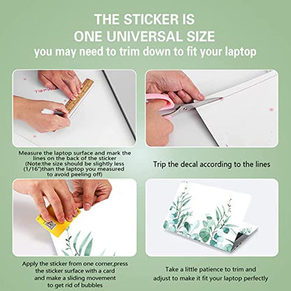 11.6 13 13.3 14 15 15.6 inches Netbook Laptop Skin Sticker Decal Reusable Protector Cover Case for Laptop Notebook chromebook (W-NEK-39) - color: W-NEK-39