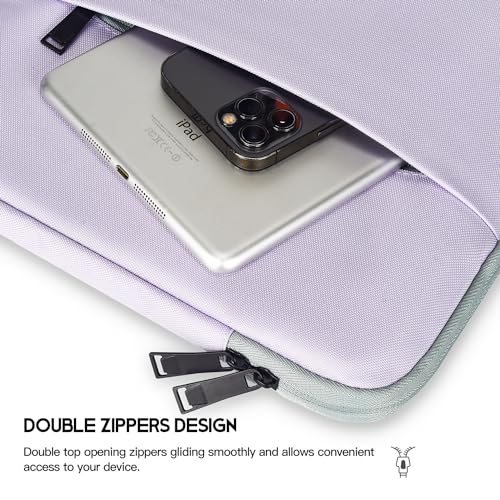 Laptop Sleeve Case for MacBook Air 13 inch M2 M3 M4 A3240 A3113 2025-2023, Compatible with MacBook Pro 14 inch M5 M4 M3 M2 M1 Pro Max A3112 A3185 A3401 A2779 A2442 A2918 Water Resistant Bag-Purple - color: Purple, size: 13.6 inch