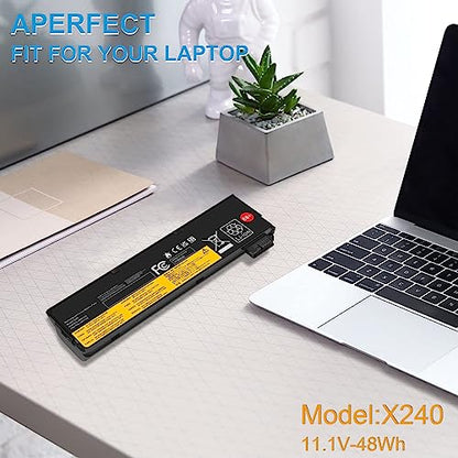 68+ 45N1128 X240 Battery Compatible with ThinkPad T440 T440s T450 T450s T460 T460P T470P T550 T560 L450 L460 L470 P50S W550s X250 X260 X270 45N1125 45N1126 45N1127 45N1129 45N1130 0C52861 0c52862 - size: 8.14*2.44*0.82inch X240