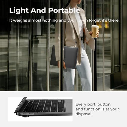 EooCoo Case for MacBook Air 13 inch M1 2020-2018, Crystal Black | Crystal Hard Shell Scratch Resistant Protective Cover, Lightweight, Ultra Thin and Transparent, Easy Snap-On - color: Crystal Black, size: Air 13.3-inch