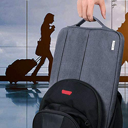 Voova Laptop Sleeve Carrying Case 13 13.6 Inch Compatible with MacBook Air 13 M1/M2/M3/M4, MacBook Pro 13/14, IPad Pro 13, Waterproof Slim Computer Cover Bag, Dark Grey - color: Dark Grey, size: 12.6-13.6 Inch