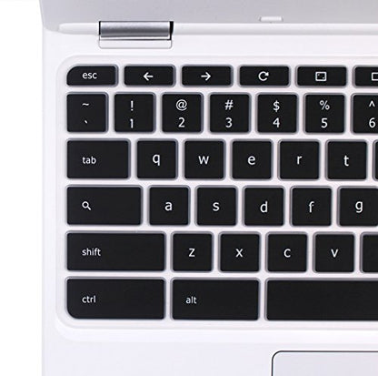 YYubao Keyboard Skin Cover Compatible with 11.6" Lenovo Chromebook C330, Chromebook N20 N21 N22 N23 100e 300e 500e, 11.6" Flex 11 Chromebook, 14" Chromebook N42 N42-20 - Black - color: Black