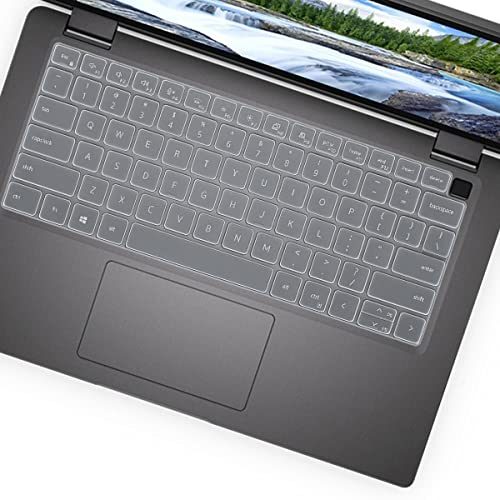i-Tensodo Keyboard Cover Compatible with Dell Latitude 5431 5430 5420 5440 5450 7450 7440 7430 7420 7410 14 inch, Dell Latitude 7520 15.6"/Dell Latitude 9000 9420 9430 9510 9520 Keyboard Skin-Clear - color: Clear