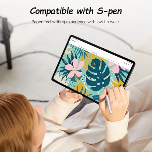 IPROKKO Blue Light Screen Protector for 13.1"Samsung Galaxy Tab S10 FE Plus | Matte Film Anti Glare & Fingerprint, HD Clear Eye Protection, Support S Pen, Easy Install Compatible With 2025 Tablet S10 FE+ - size: 2pcs S-13.1inch