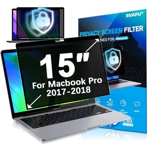 for Macbook Pro 15 Inch Privacy Screen Protector Removable Anti Peeping Anti Blue Light Glare Privacy Filter Shield for Mac 15.4 Inch (2016-2019) Laptop - color: MacBook Pro 15.4 Inch (2016-2019)
