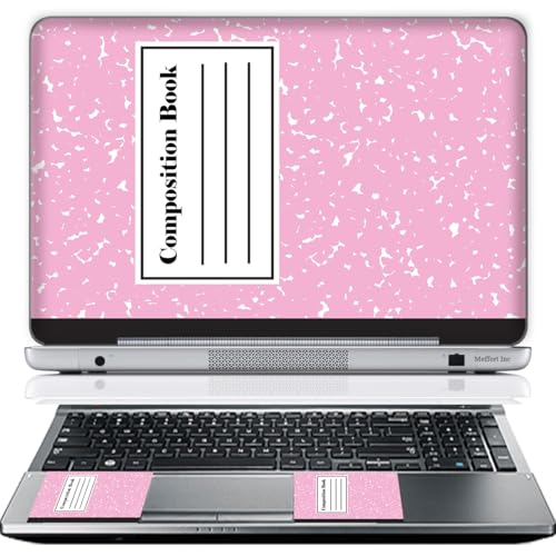 13 13.3 Inch Laptop Skin Sticker Cover Premium Sticker Cover Art Decal Decorative (Included 2 Wrist Pad Skins) - Composition Book 1 - color: 3622, size: 13 Inch