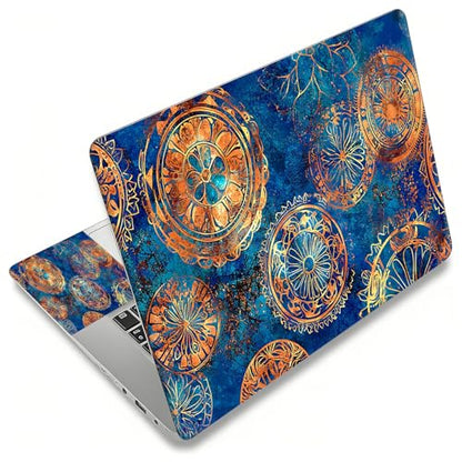 Laptop Skin Sticker Decal, Universal Reusable Vinyl Laptop Cover for 12" 13" 13.3" 14" 15" 15.4" 15.6" Notebook PC, Reusable Waterproof Scratch-Resistant with 2 Wrist Pads,Art Mandragora - color: Art Mandragora