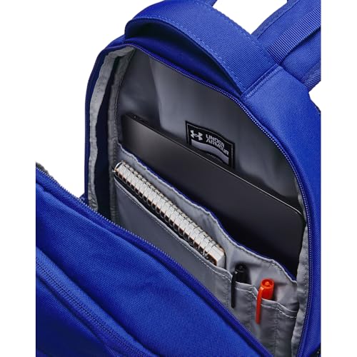 Under Armour Unisex-Adult Hustle 6.0 Backpack, (401) Royal/Royal/Metallic Silver, One Size Fits Most - color: (401) Royal / Royal / Metallic Silver, size: One Size
