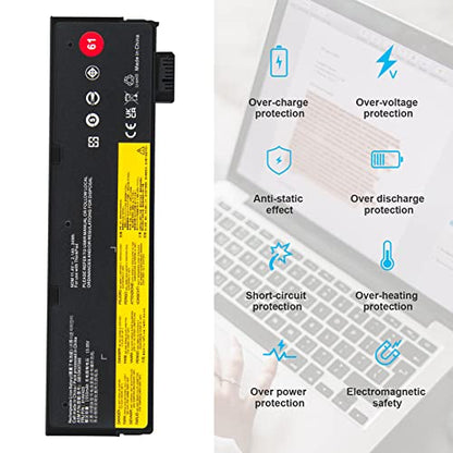 01AV423 01AV452 Laptop Battery Replacement for Lenovo ThinkPad T570 T580 T470 T480 P51S P52S TP25 A475 A485 01AV422 01AV424 01AV490 4X50M08810 SB10K97579 SB10K97580 SB10K97597 SB10K97581 - 11.4V 24Wh - size: 8.19*2.13*0.35inch 01AV423