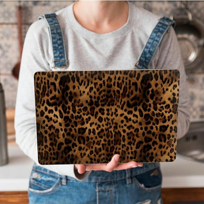 Universal Laptop Skin Sticker with 2 Wrist Pad Skins, Waterproof Scratch Resistant Vinyl Laptop Cover Decal, Cut to Fit for 11–15.6 Inch MacBook HP Dell Lenovo, Leopards B - color: Leopards