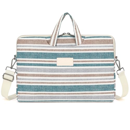 DACHEE Laptop Shoulder Bag for 15 Inch/15.6 Inch Macbook Pro - color: Bohemian Strip(07)
