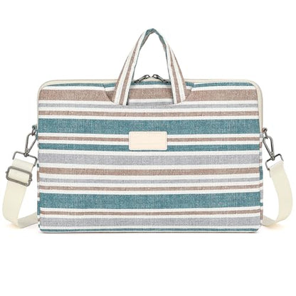 DACHEE Laptop Shoulder Bag for 15 Inch/15.6 Inch Macbook Pro - color: Bohemian Strip(07)