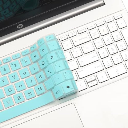 Keyboard Cover for HP Laptop 15.6" 15-fc 15-fd 15z-fc000 15-fc0025dx 15-fc0245dx 15-fc0093dx 15-fc0041wm 15-fc0081nr 15-fc0037wm 15-fc0047nr 15-fc0105nr 15-fc0353nr 15-fc0077od 15-fc0013od fc0022la - color: Hotblue