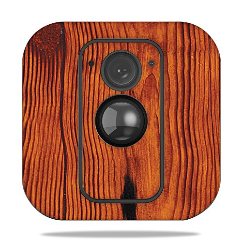 MightySkins Skin Compatible with Blink XT Outdoor Camera - Knotty Wood | Protective, Durable, and Unique Vinyl Decal wrap Cover | Easy to Apply, Remove, and Change Styles | Made in the USA - color: Knotty Wood